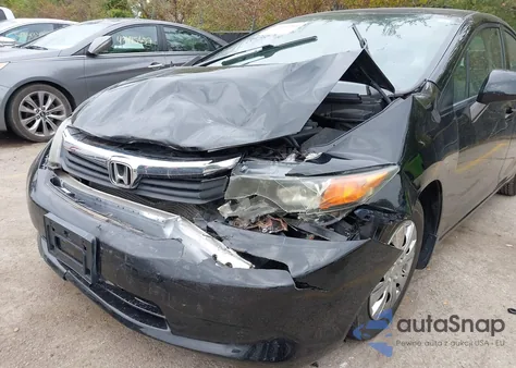 2012 Honda Civic Lx from USA, damaged, VIN 19XFB2F5XCE012106
